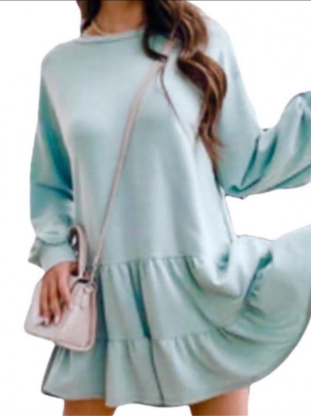 NWT Wild Fable Tiered Sweatshirt Dress